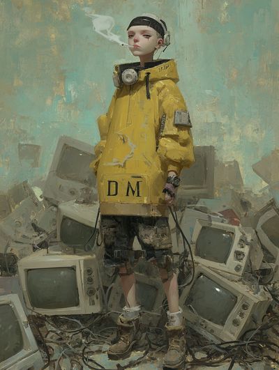 Urban Youth — Digital Art Print. poster print