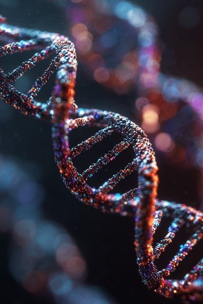 DNA Helix — Abstract Print. poster