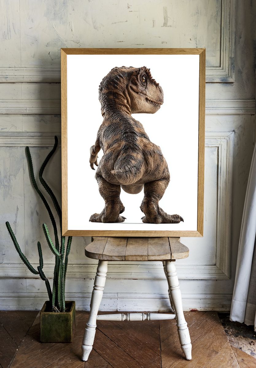 Tyrannosaurus Rex — Dinosaur Print room preview