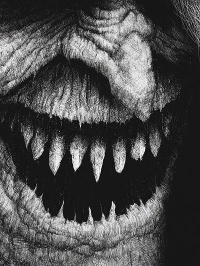 Tyrannosaurus Rex Close-Up Print.
