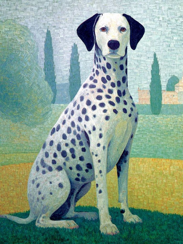 Dalmatian Dog — Fine Art Print. poster detail
