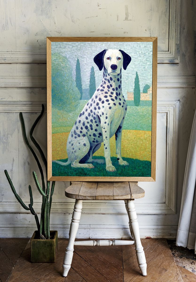 Dalmatian Dog — Fine Art Print room preview