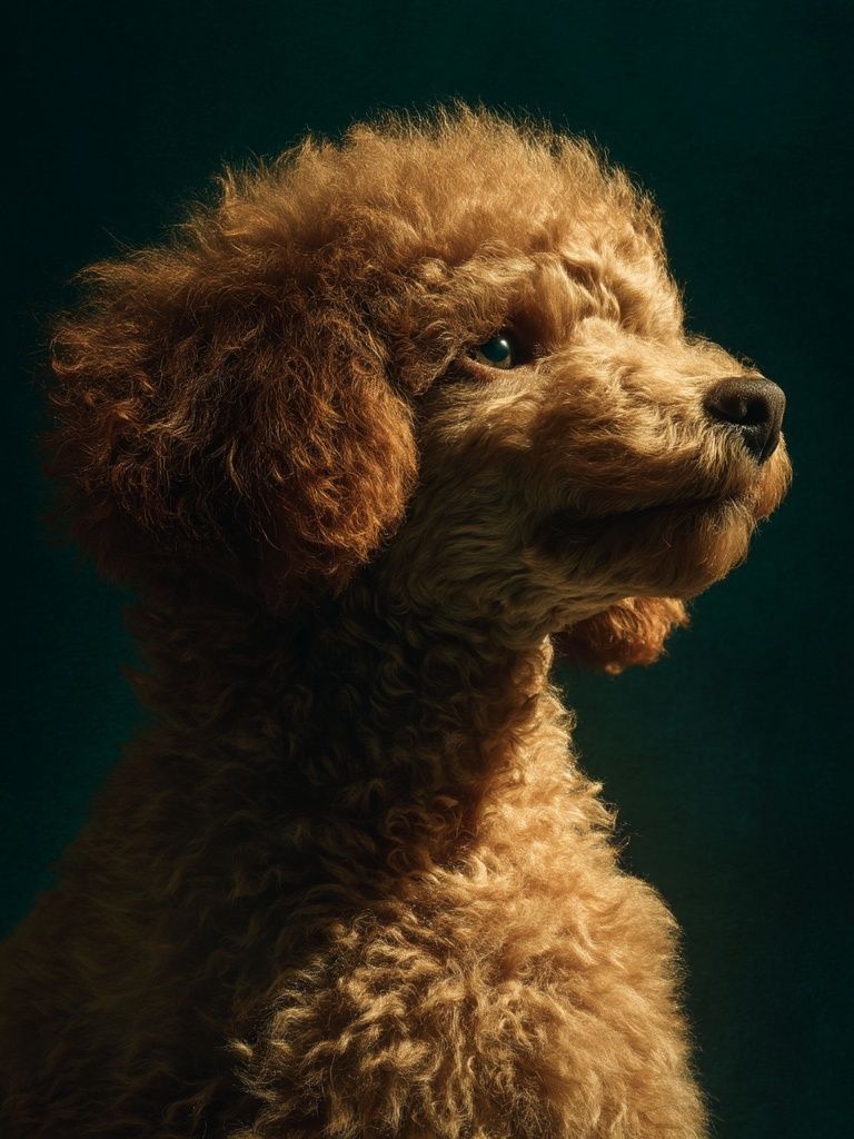 Poodle Portrait — Photography Print. poster — animals art