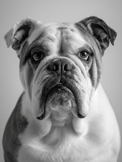 Bulldog Portrait Poster. poster