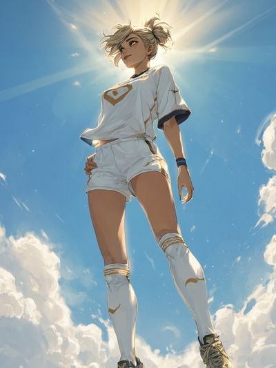 Soccer Player — Digital Art Print. poster print