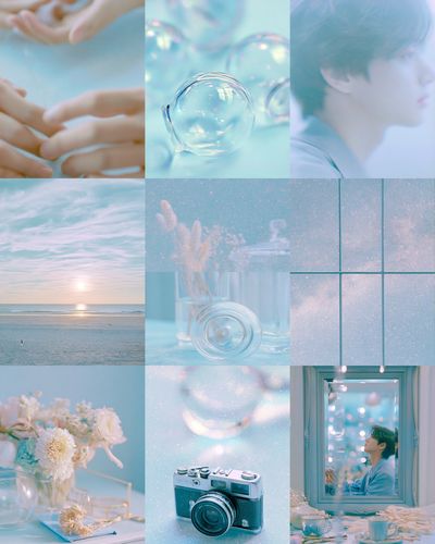 Dreamy Pastel Collage Poster. poster