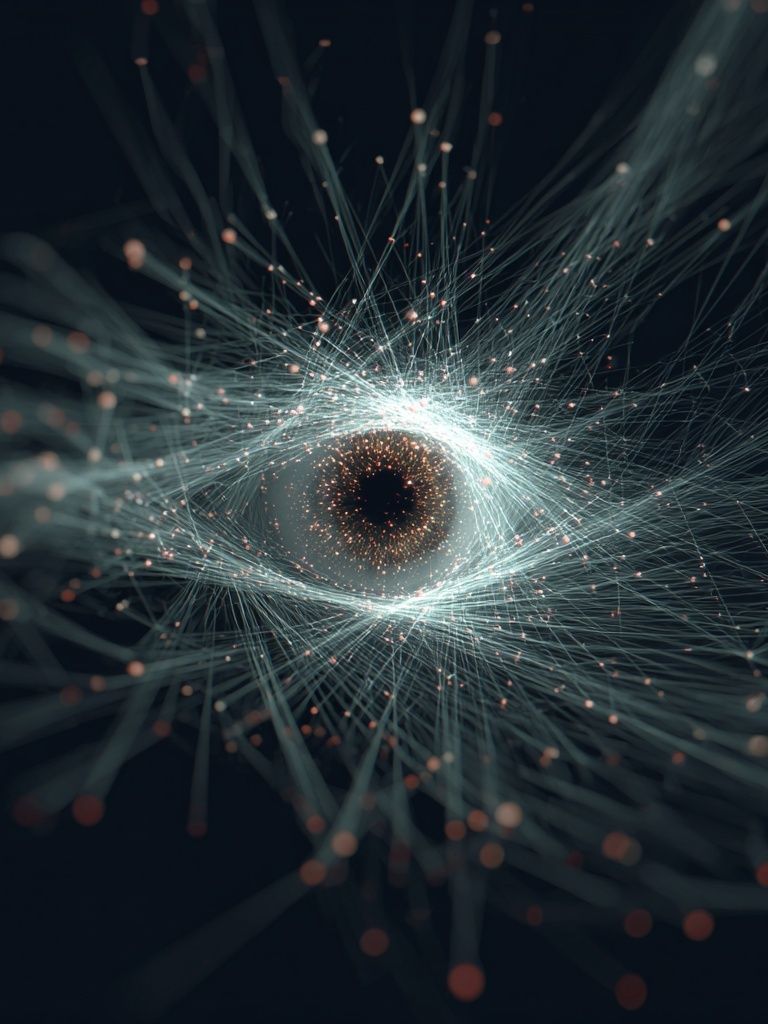 Abstract Eye — Digital Art Print. poster — illustration art