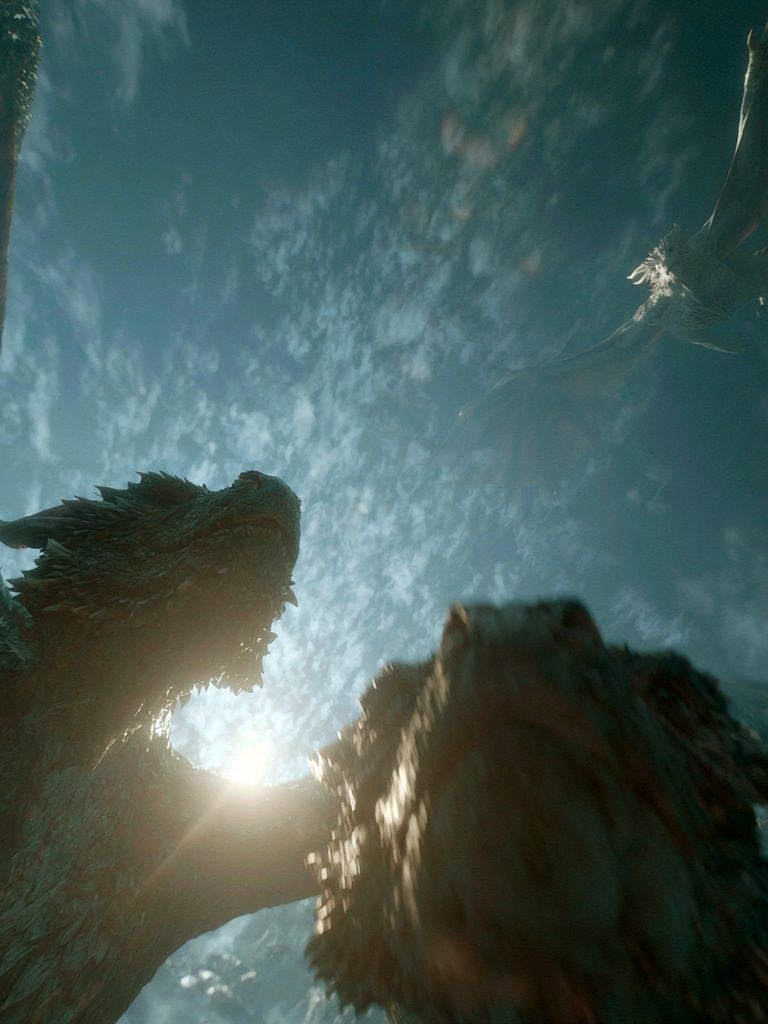 Dragon Skyward Fantasy Poster. poster — illustration art