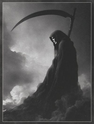 Grim Reaper — Dark Art Poster. poster print