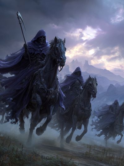 Reaper Cavalry Fantasy Print. poster