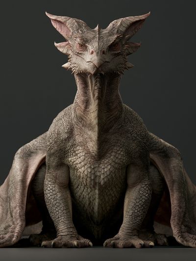 Dragon Portrait Fantasy Print.