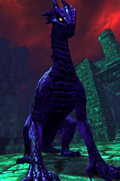 Dark Dragon Fantasy Poster.