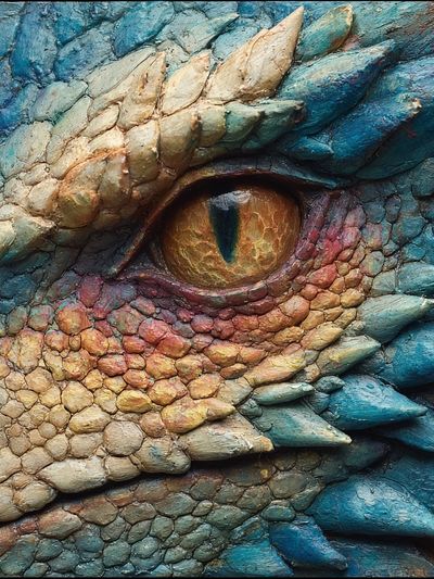 Dragon Eye Texture Poster. poster print