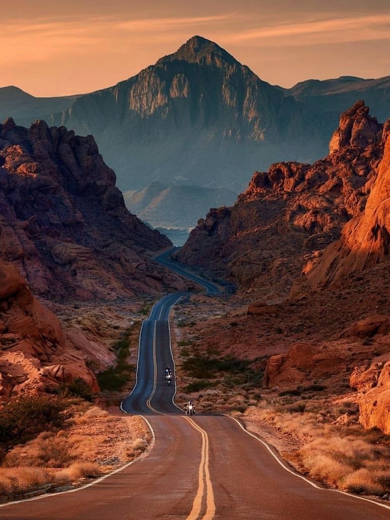 Desert Canyon Road Photography Poster. poster — photography art