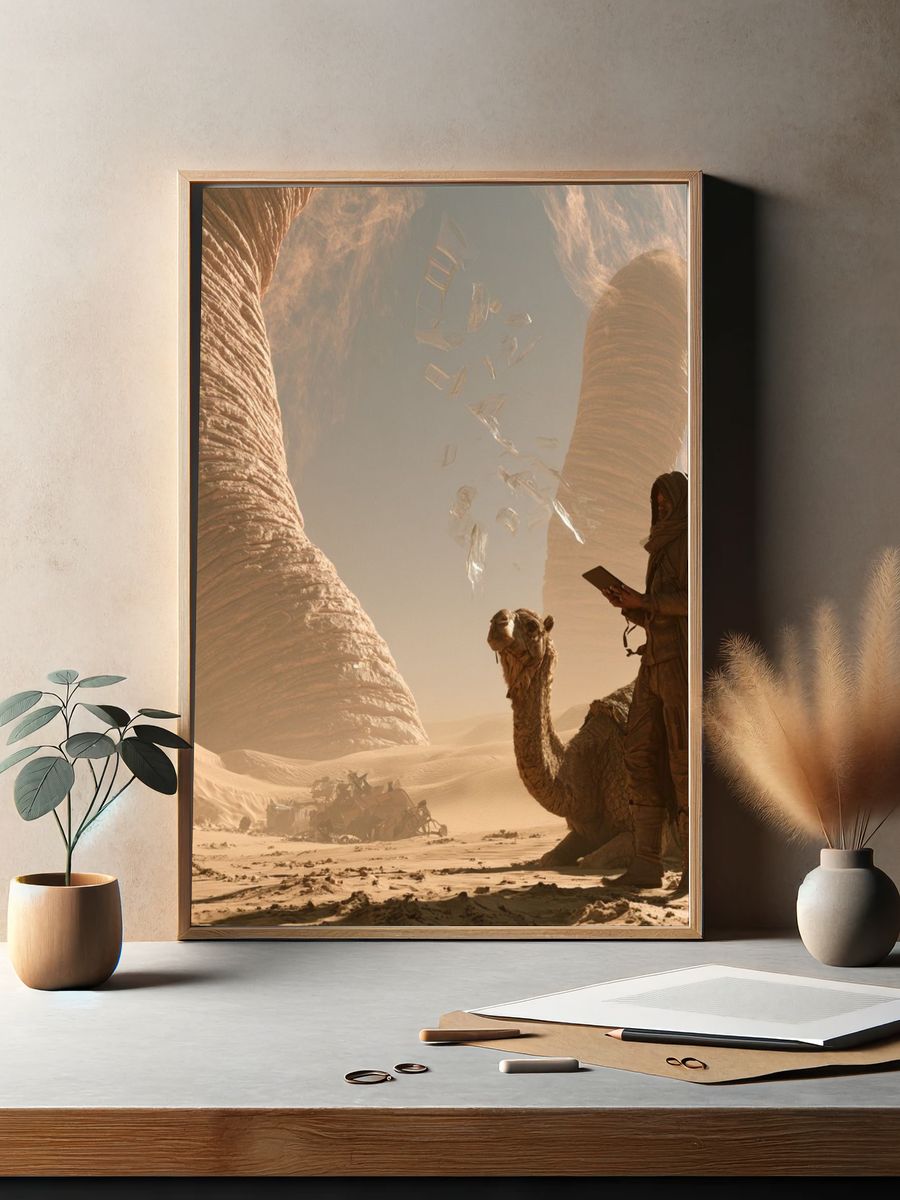 Desert Sci-Fi Explorer Poster. — room view 2