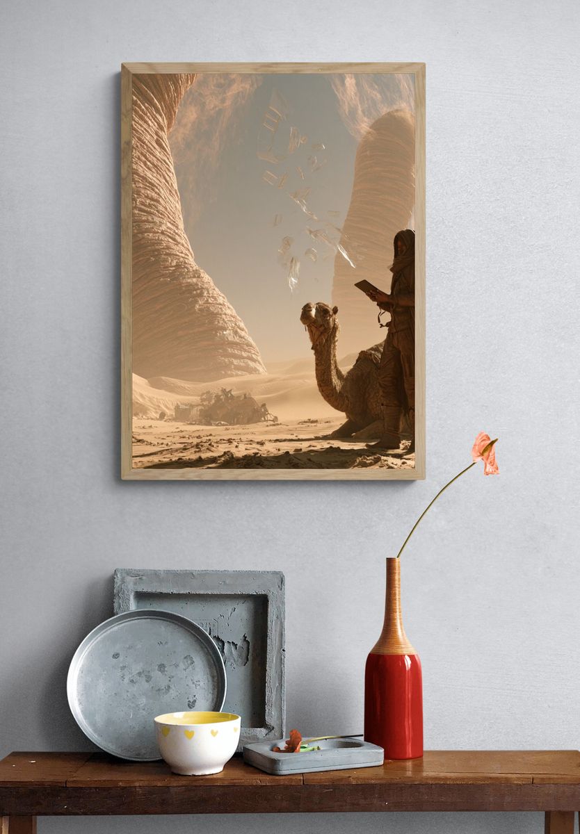 Desert Sci-Fi Explorer Poster. — room view 3