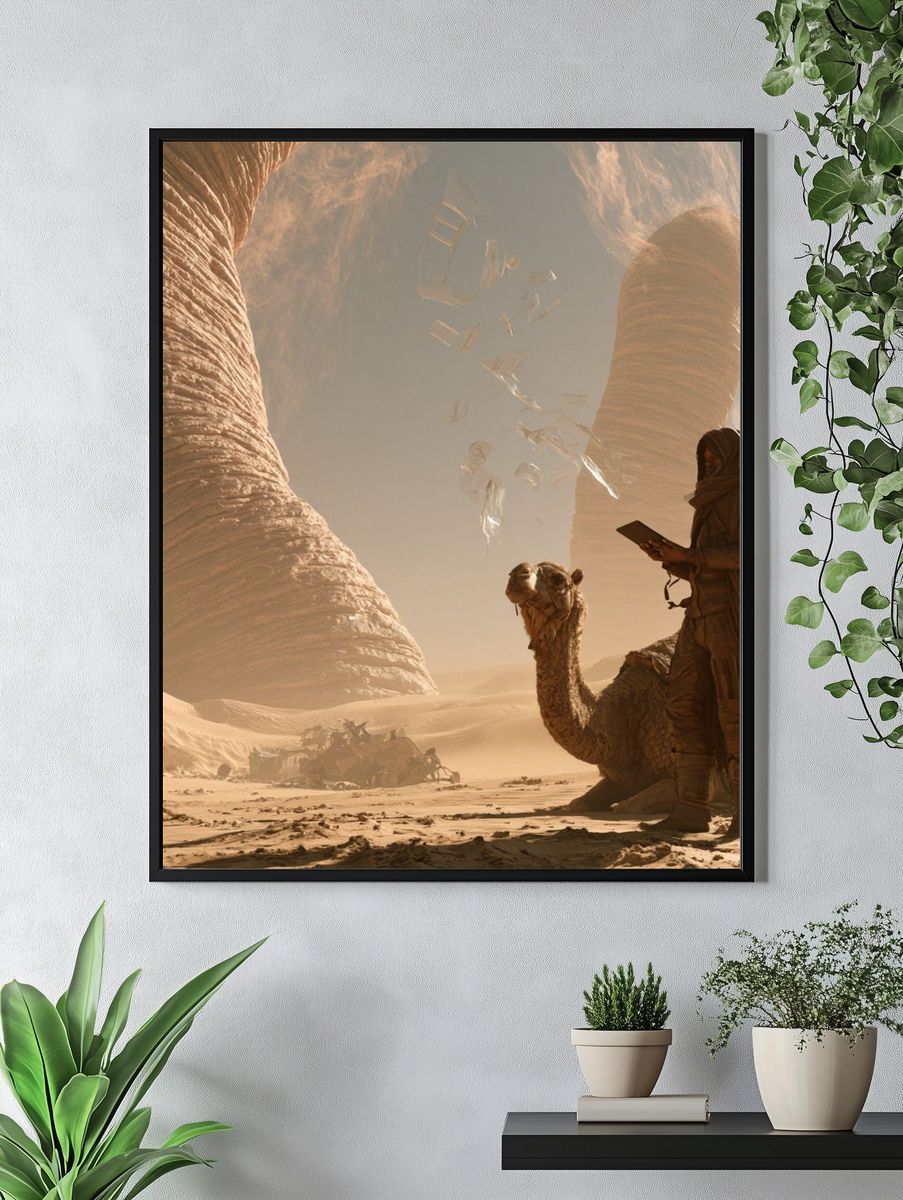 Desert Sci-Fi Explorer Poster. — room view 4
