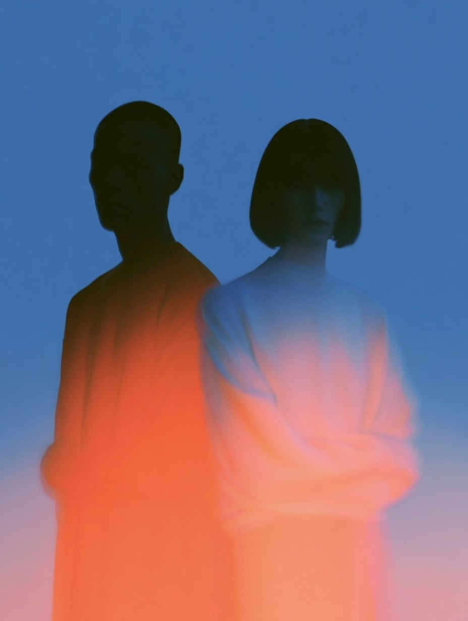 Dreamlike Dual Portrait Poster. poster — photography art