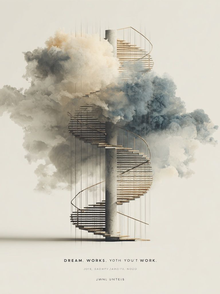 Dream Works — Surrealism Print. poster — fine-art art