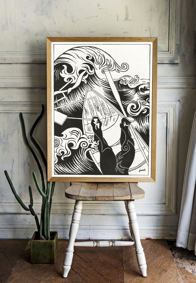 Dynamic Waves — Fine Art Print room preview