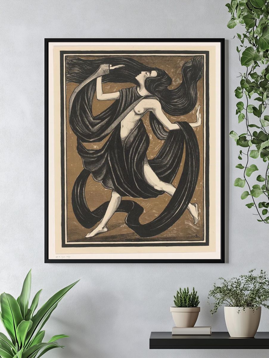 Dancing Woman — Fine Art Print. — room view 4