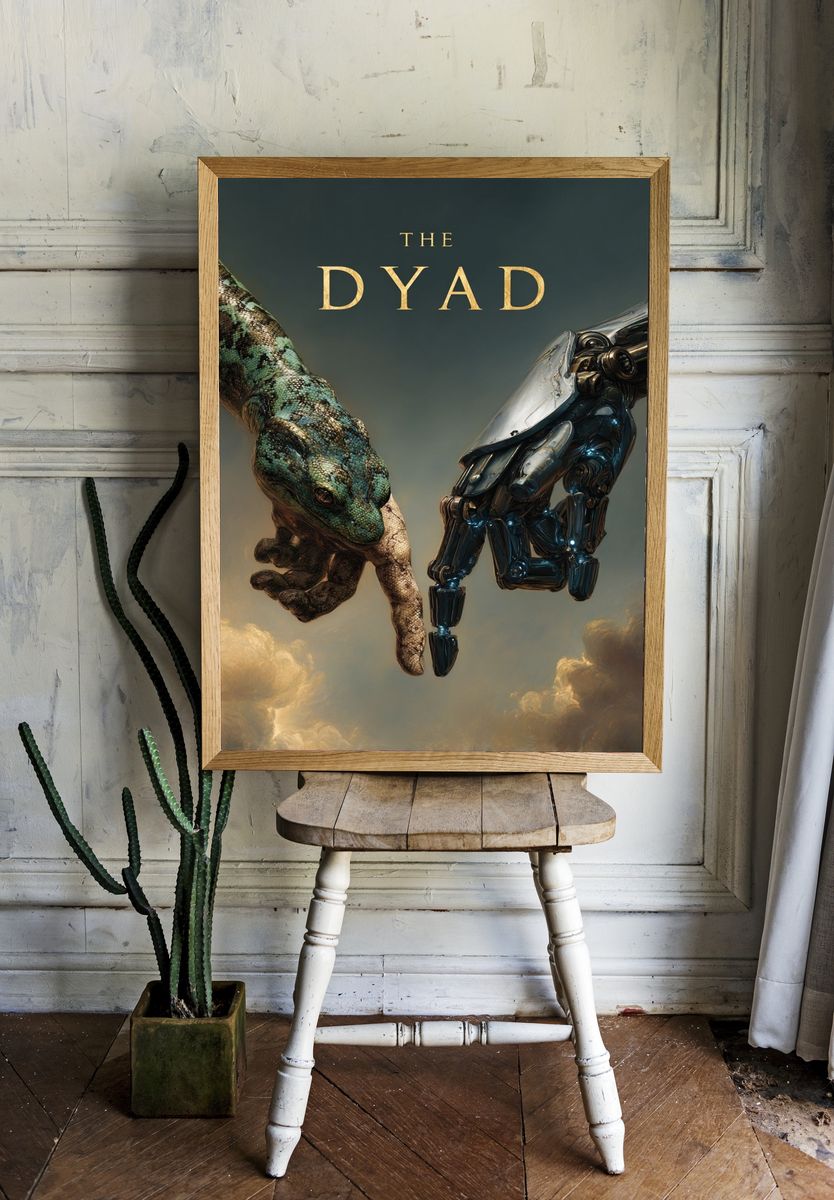 The Dyad — Surrealism Print. — room view 1