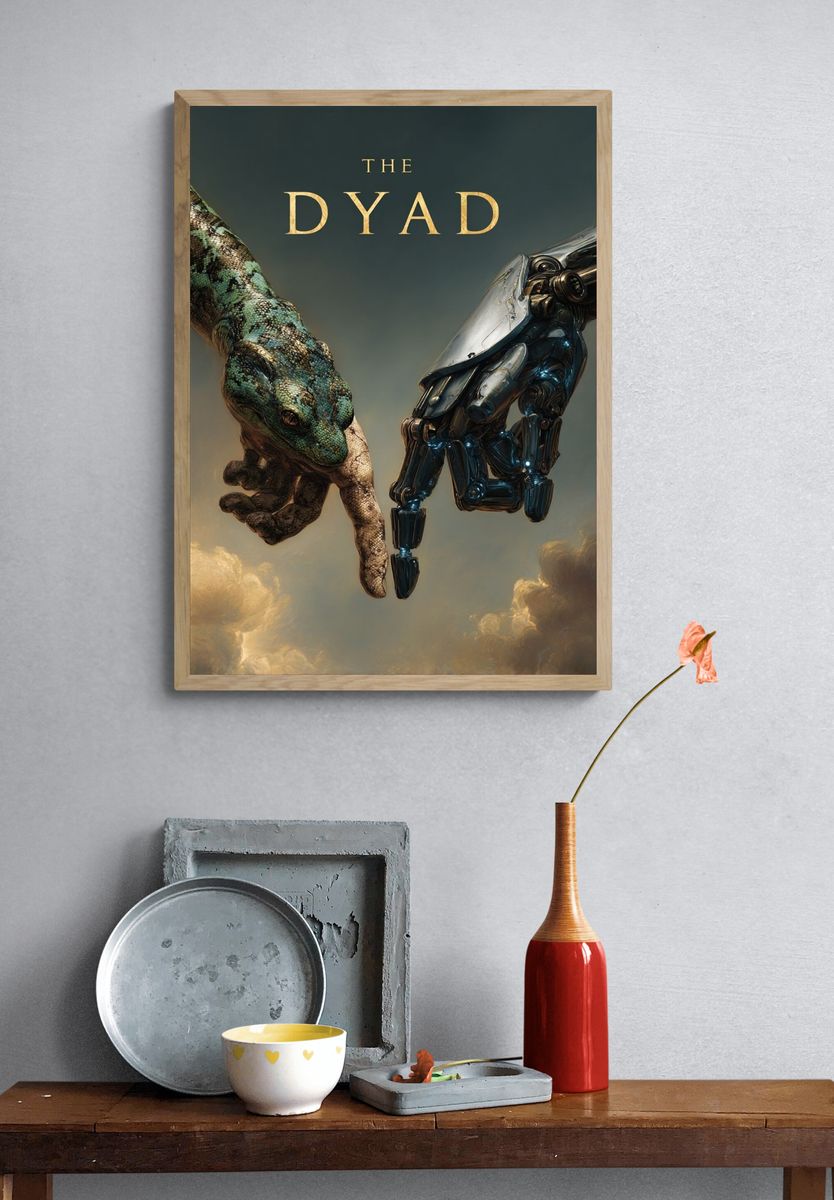 The Dyad — Surrealism Print. — room view 3