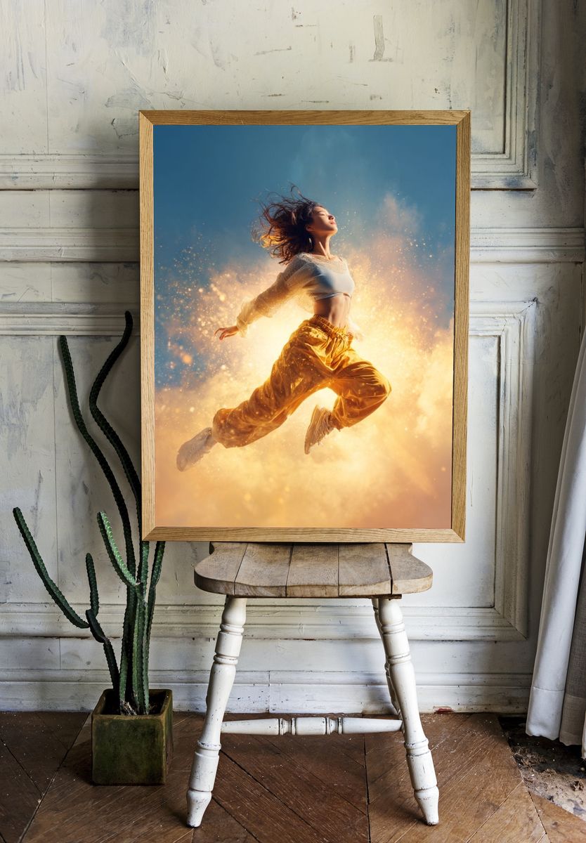 Dynamic Dancer — Fine Art Print room preview