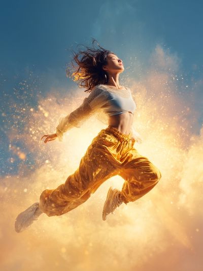 Dynamic Dancer — Fine Art Print. poster