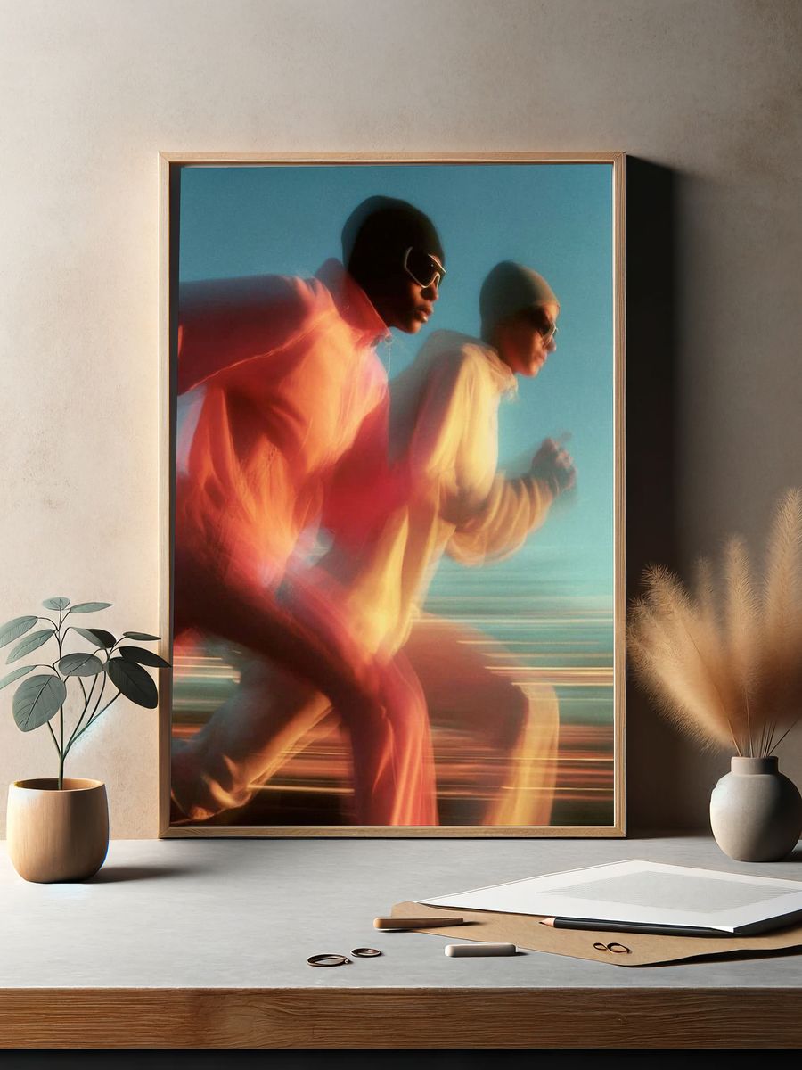 Dynamic Runners — Contemporary Print. — room view 2