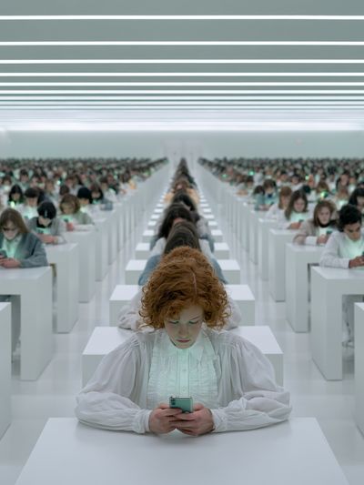 Dystopian Classroom Photography Poster. poster print