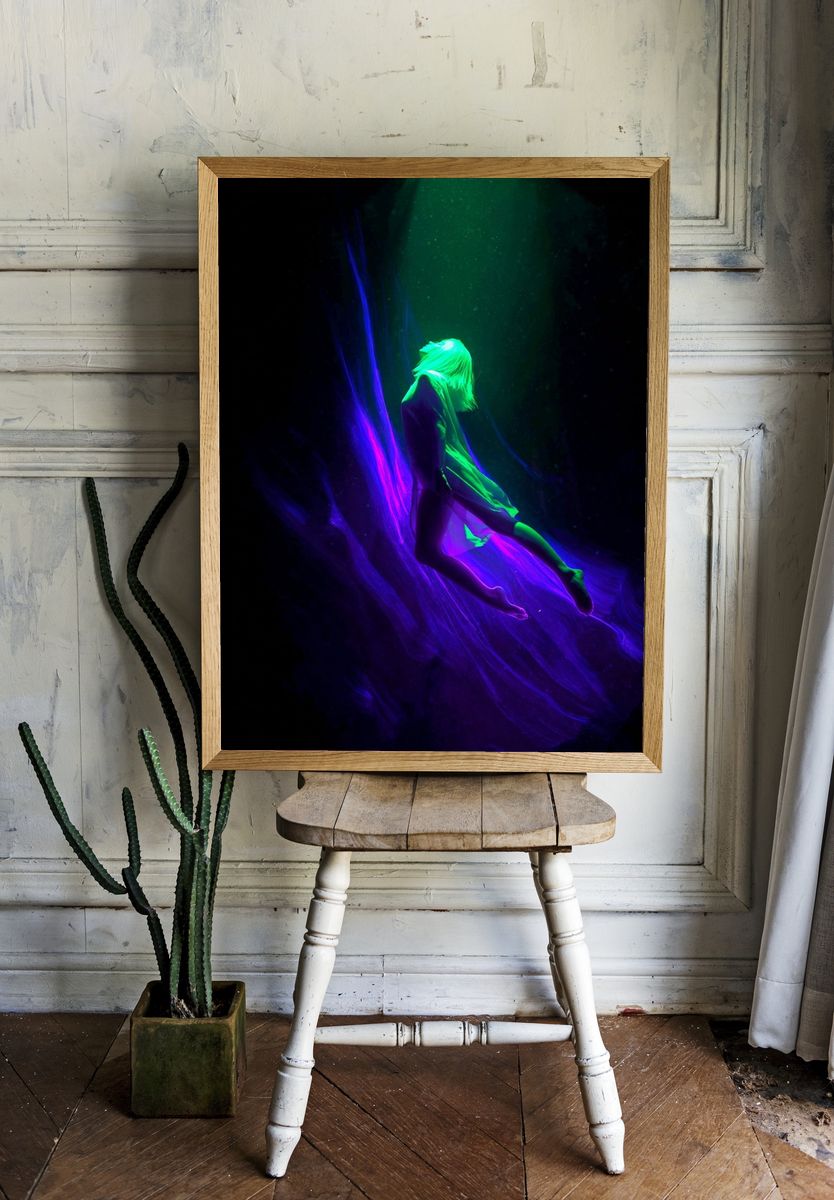 Ethereal Dancer — Fine Art Print room preview