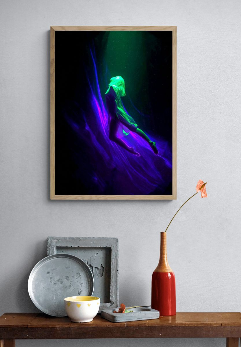 Ethereal Dancer — Fine Art Print. — room view 3