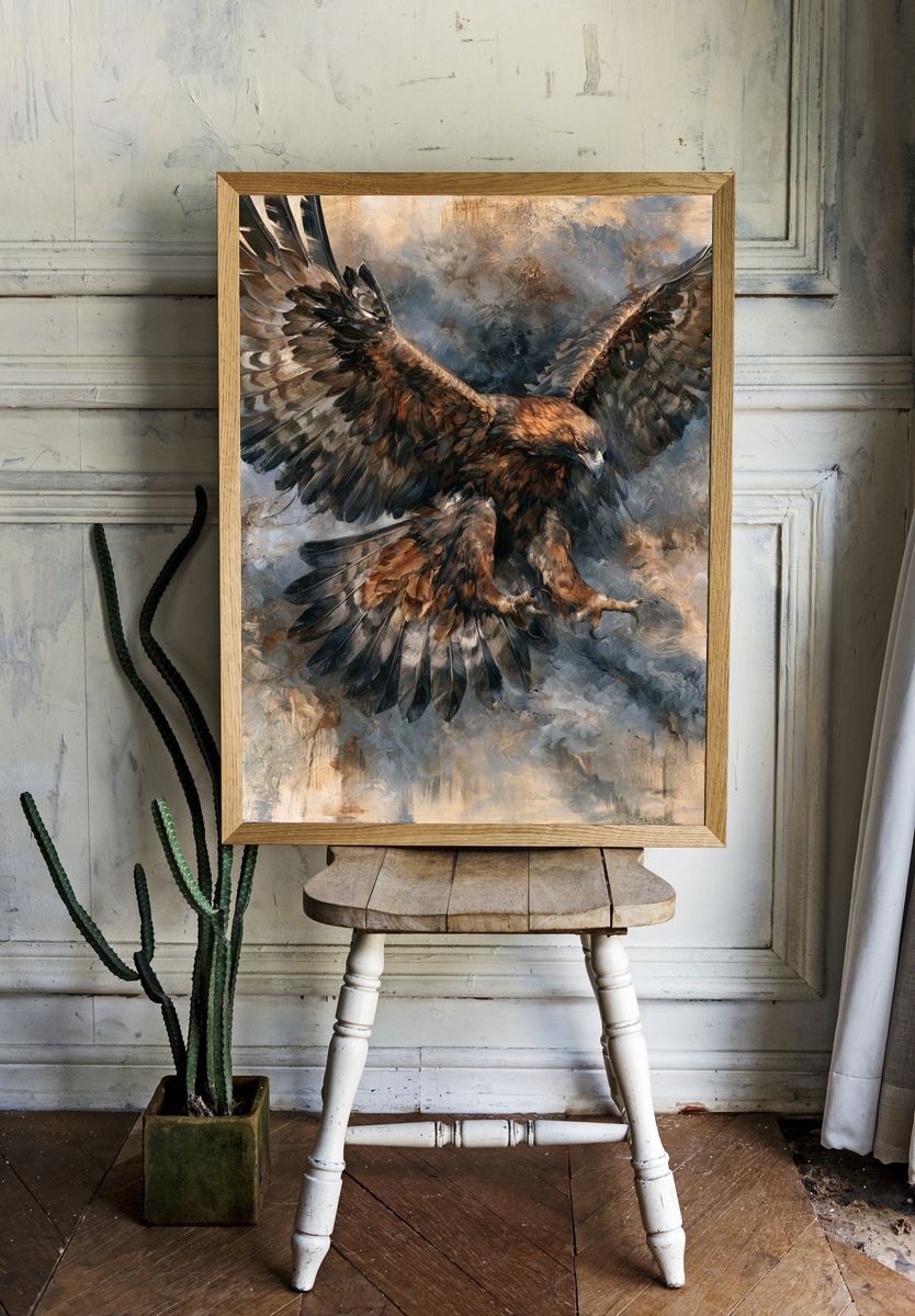 Soaring Eagle Fine-Art Print. room preview