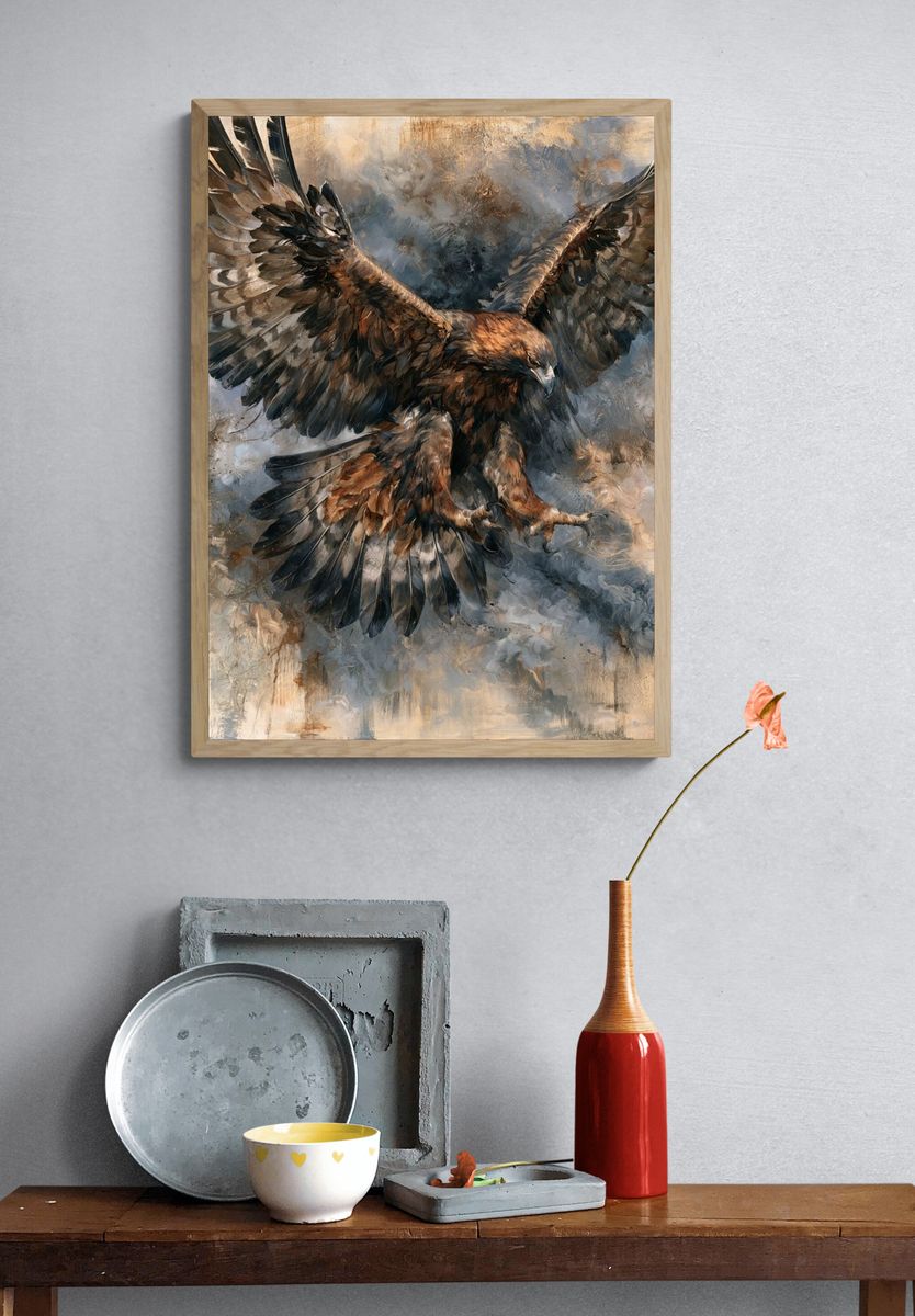 Soaring Eagle Fine-Art Print. — room view 3