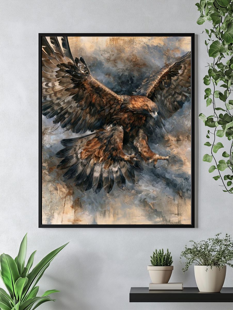 Soaring Eagle Fine-Art Print. — room view 4