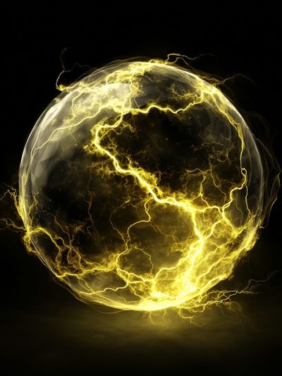Electric Sphere — Abstract Print. poster print