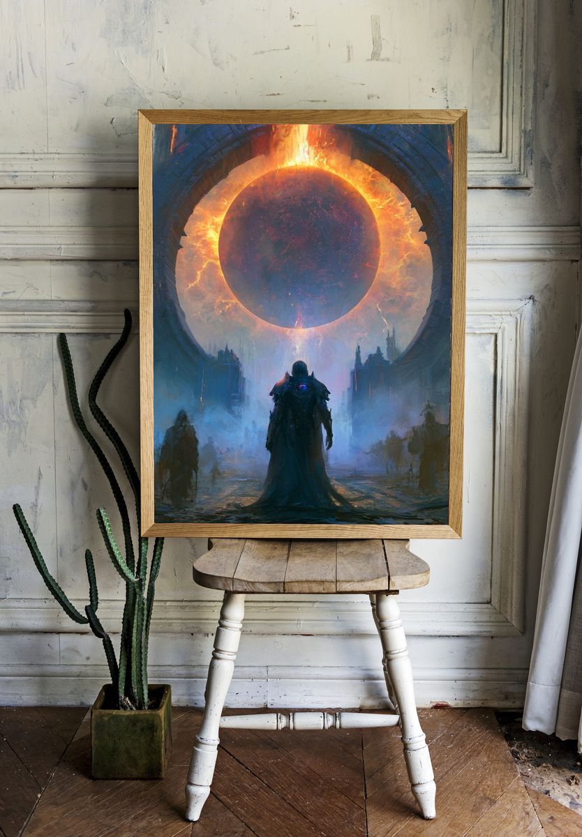 Eclipse Portal Fantasy Poster. room preview