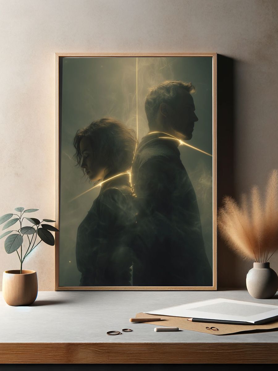 Ethereal Connection — Fine Art Print. — room view 2