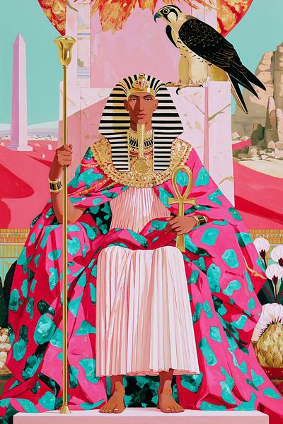 Egyptian Pharaoh Fine-Art Poster. poster print