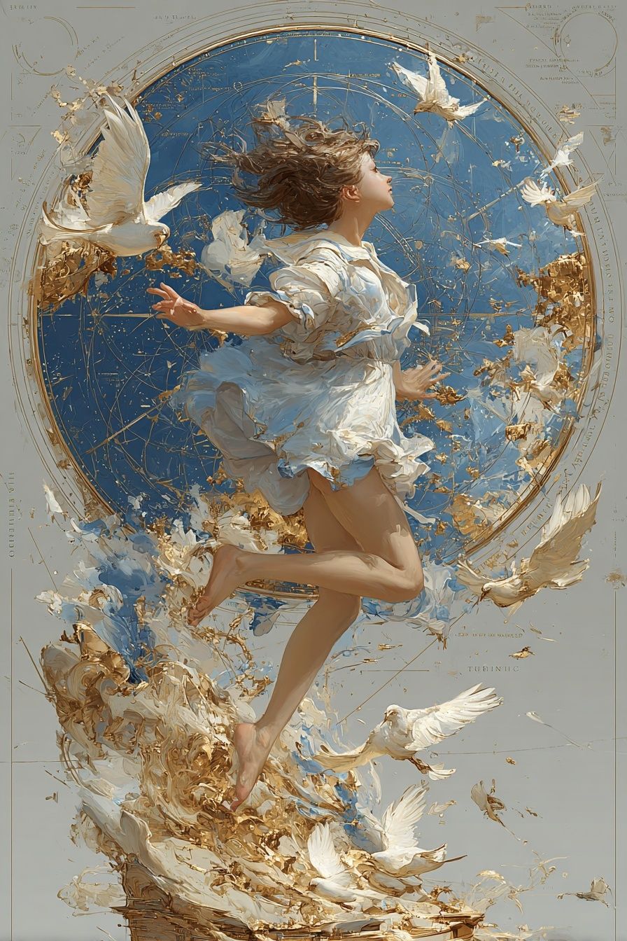 Ethereal Flight — Fine Art Print. poster detail