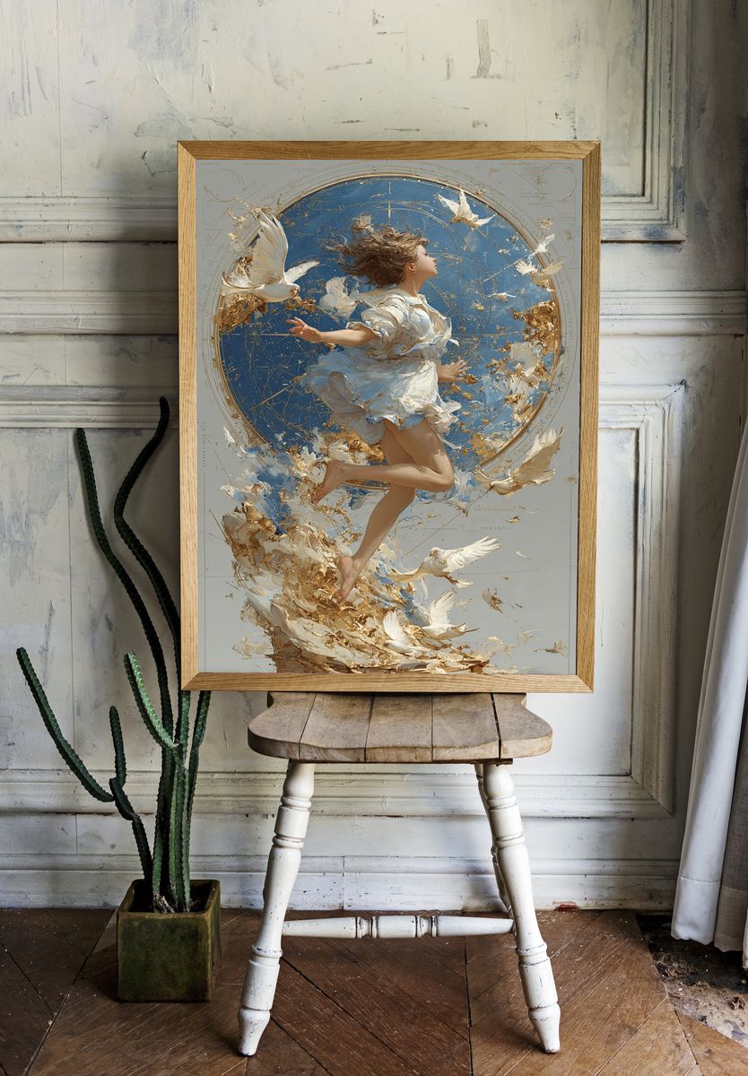 Ethereal Flight — Fine Art Print room preview
