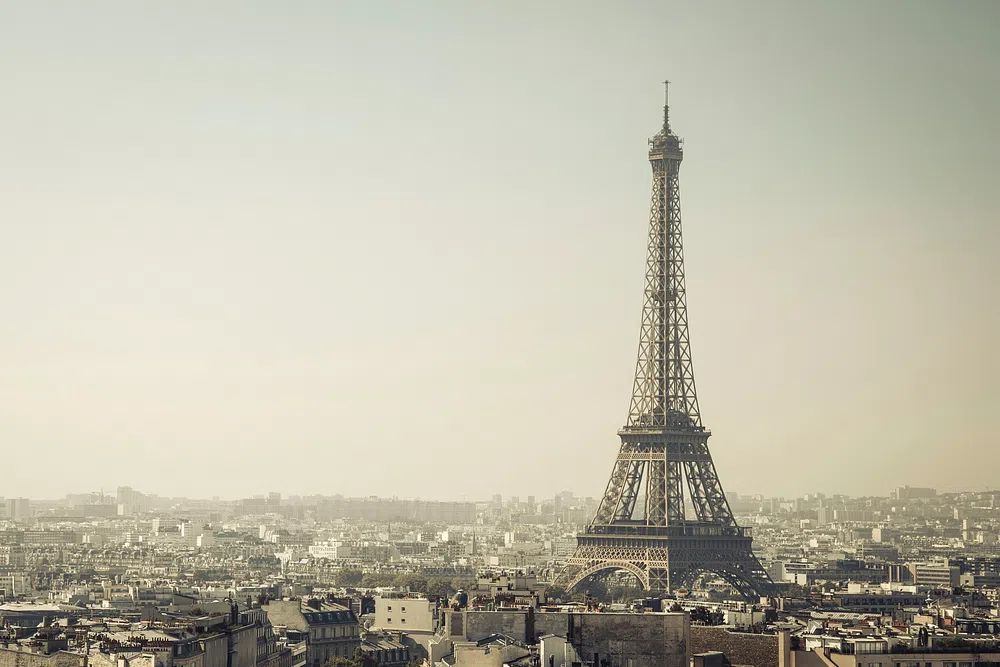 Eiffel Tower Vintage Print. poster — photography art