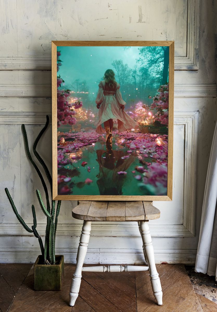 Enchanted Garden Dream — Fine Art Print room preview