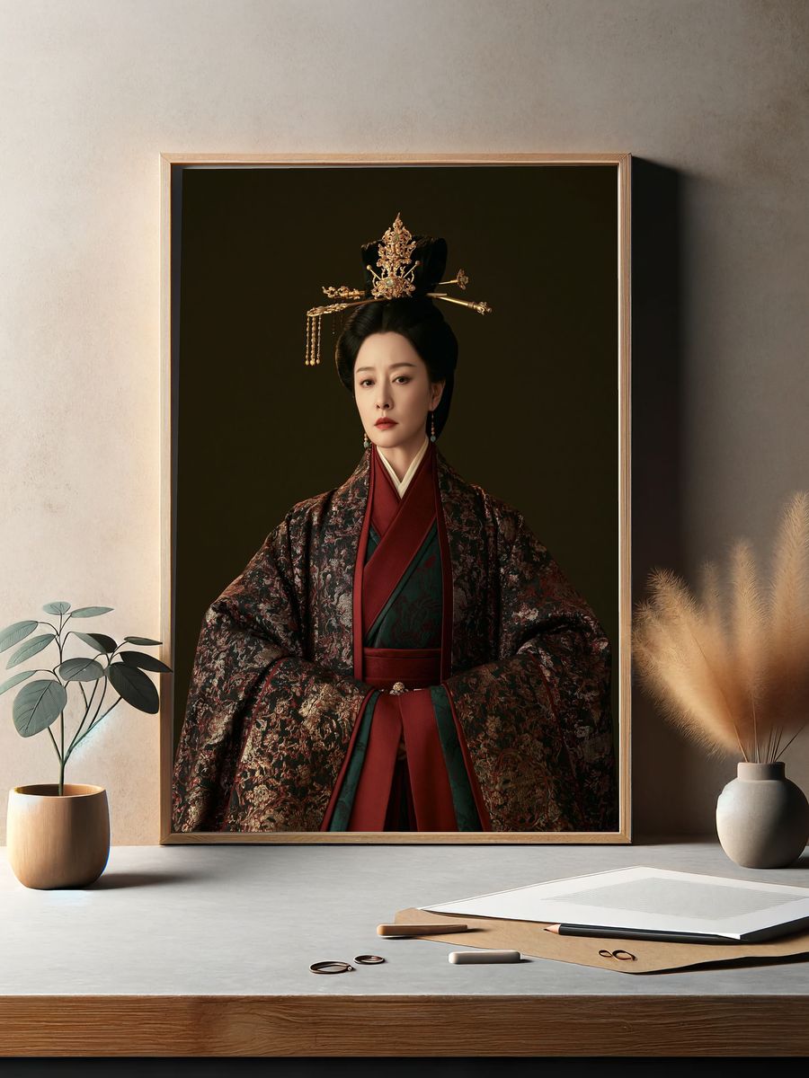 Imperial Empress Portrait Print. — room view 2
