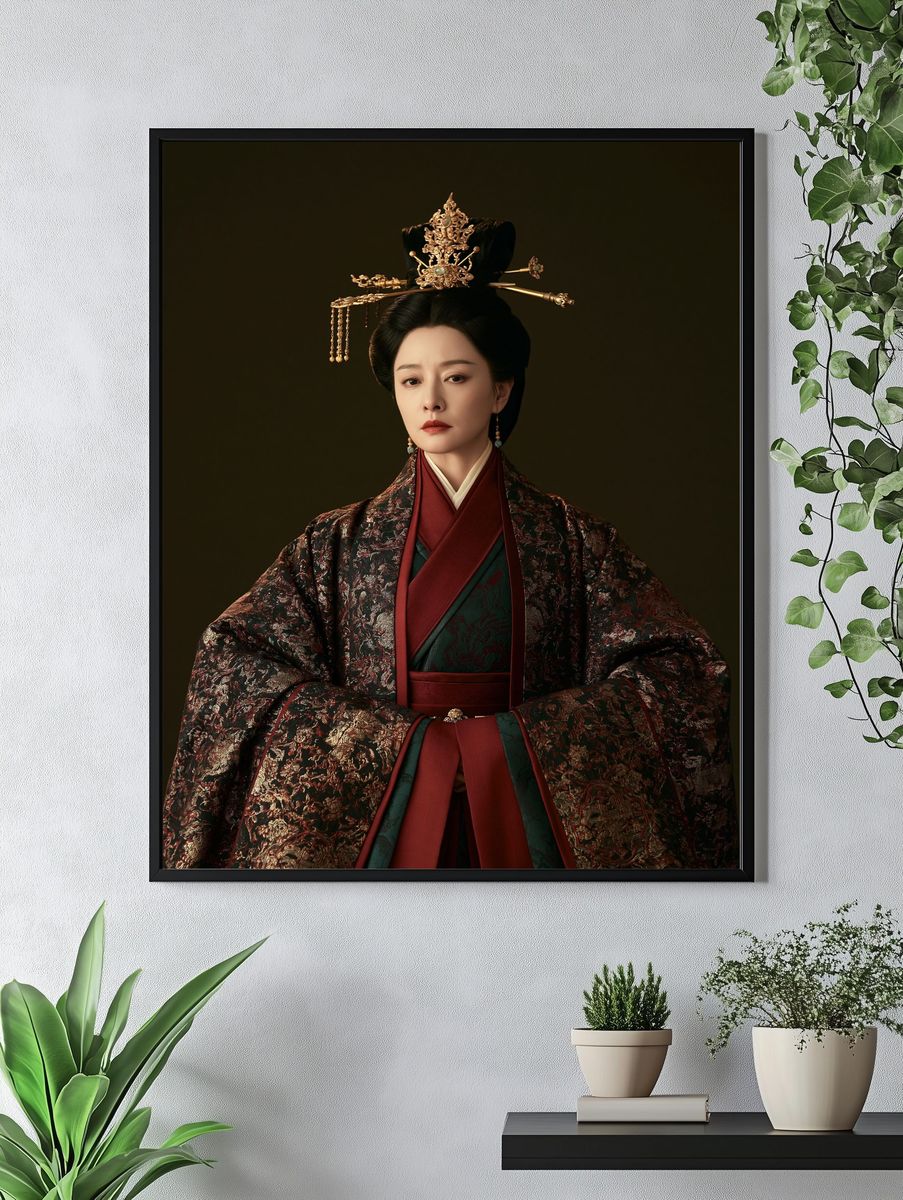 Imperial Empress Portrait Print. — room view 4