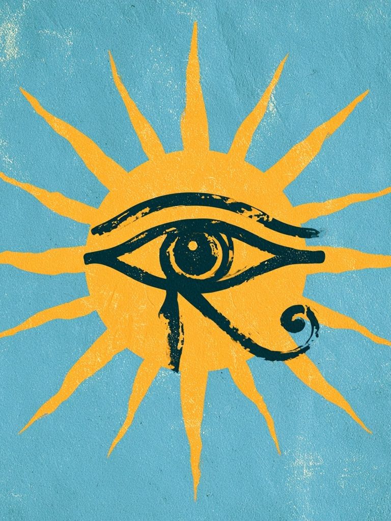 Eye of Ra Symbol Poster. poster detail