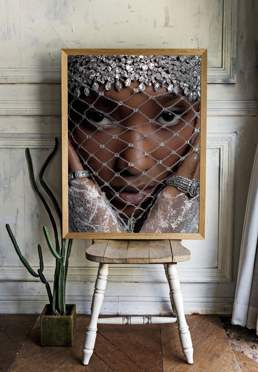 Elegant Portrait — Fine Art Print room preview