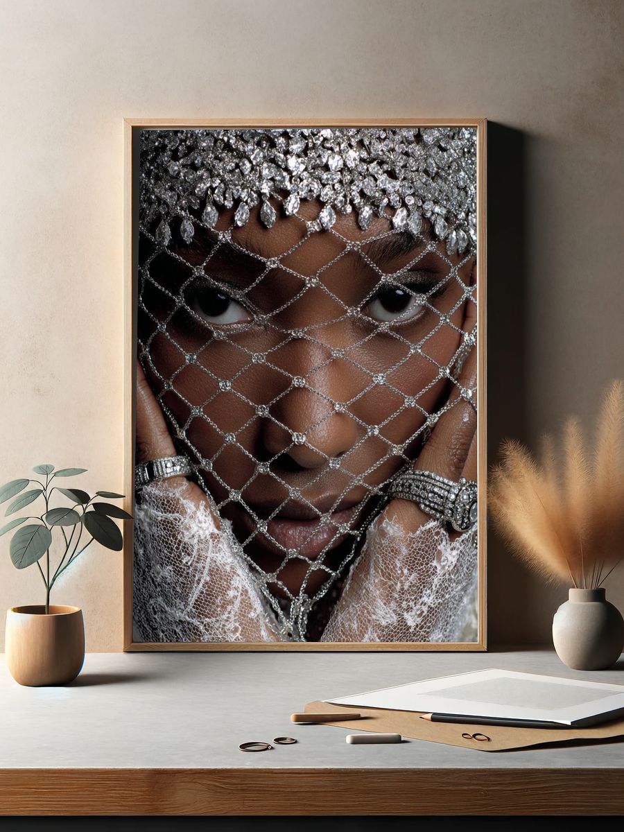 Elegant Portrait — Fine Art Print. — room view 2