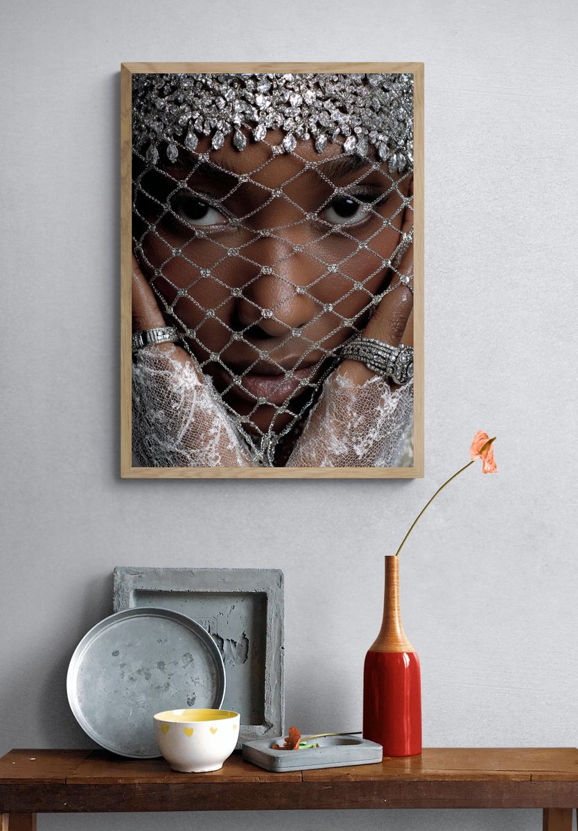 Elegant Portrait — Fine Art Print. — room view 3
